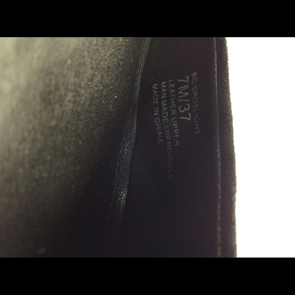 BCBG Generation Sleek Black Suede Caged Buckle High Heel Pointed Toe Shoes 👠 - Picture 8 of 8